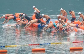 “生态安康•泳动瀛湖”2026 年安康（汉江）瀛湖首届冬泳比赛圆满落幕